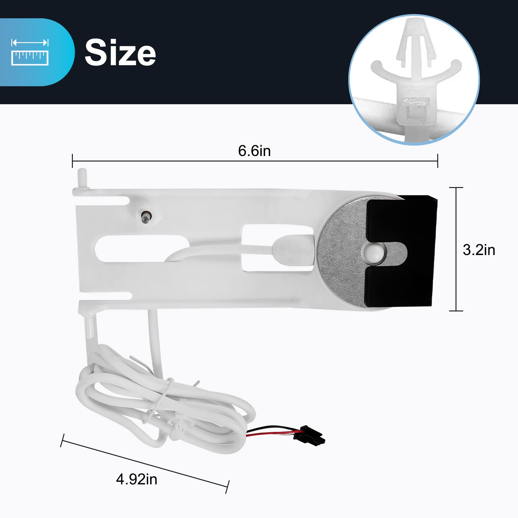 Manitowoc Ice Thickness Probe Assembly 000008660 - Upgraded Sensor Compatible with Indigo Series Ice Machines | Ice Thickness Control Probe for Commercial Ice Makers | Perfect for Restaurants, Bars & Food Service Businesses