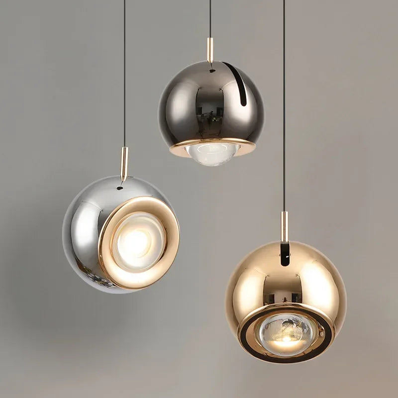Hyve Modern Pendant Light - Sleek Contemporary Hanging Light Fixture for Kitchen Island, Dining Room & Living Room Decor