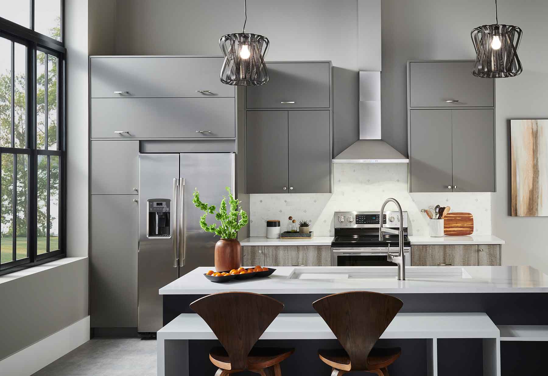 Broan BWP1244SS 24-Inch Stainless Steel Designer Pyramidal Range Hood - 450 CFM Powerful Ventilation for Kitchen, Cooking & Smoke Removal