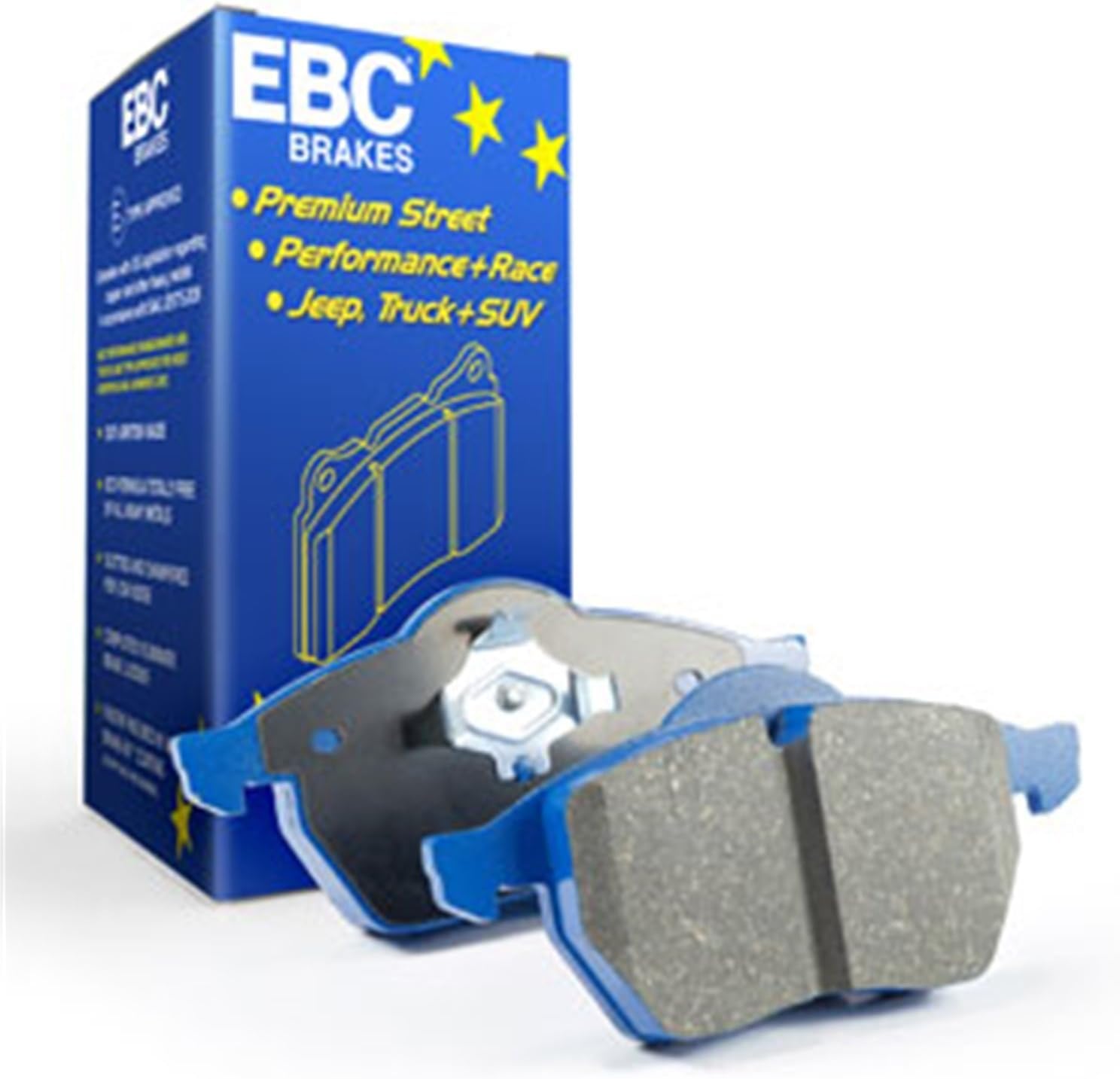 EBC Brakes DP52147NDX Ceramic Brake Pads - High Performance, Low Dust, Quiet Braking for Cars & SUVs | Perfect for Daily Commuting, Highway Driving & Stop-and-Go Traffic