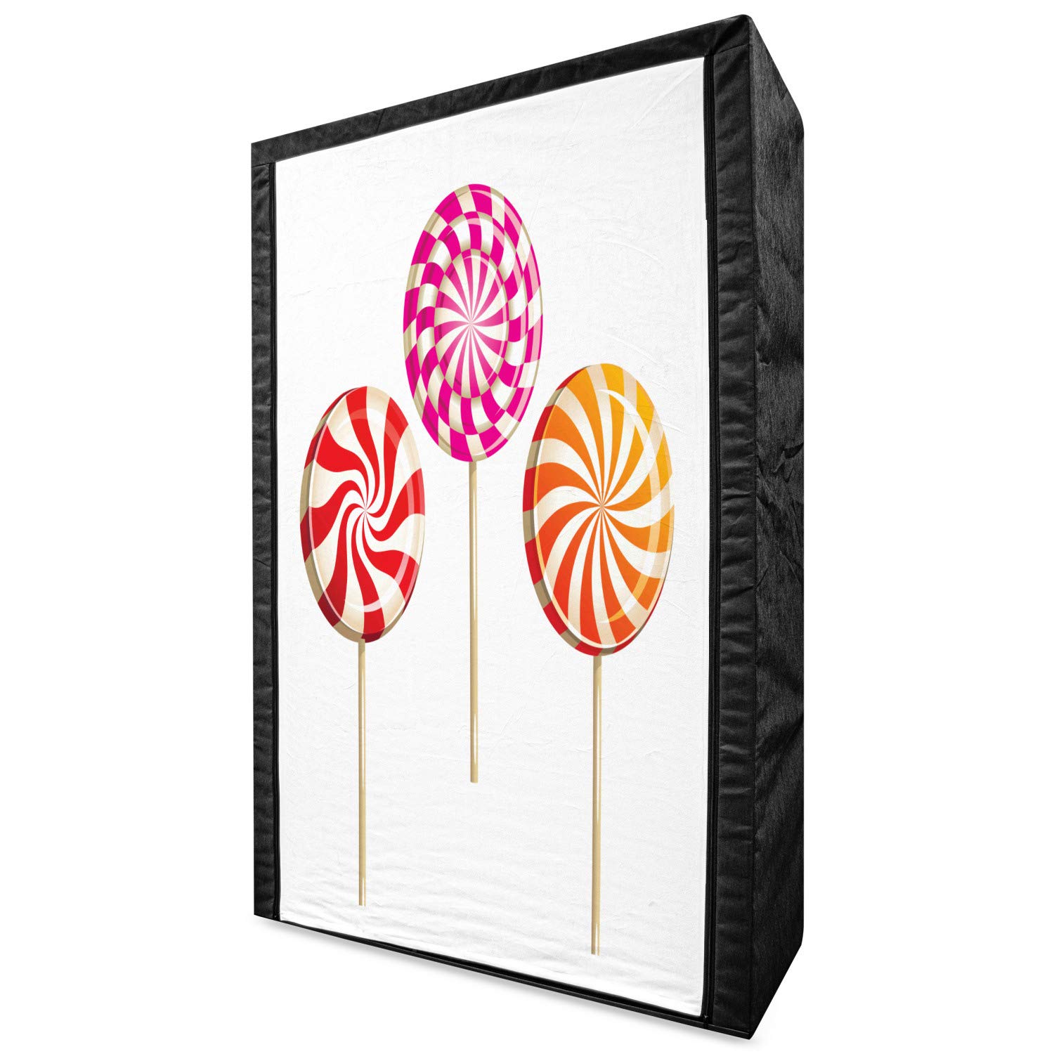 Ambesonne Colorful Portable Fabric Wardrobe - 42.5