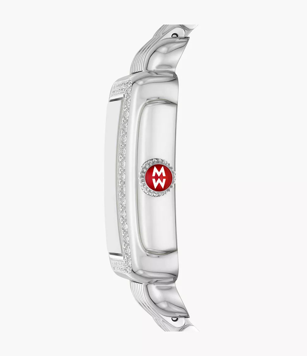 Stylish Deco Mid Diamond Stainless Steel Watch for Women - Elegant Fashion Accessory for Daily Wear, Office & Special Occasions