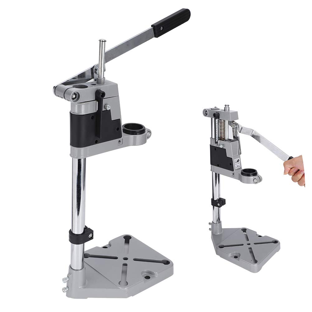 Electric Drill Stand - Adjustable & Multifunctional Drill Bracket for Woodworking, Metalworking & Home DIY Projects | Perfect for Professional & Home Use in Furniture Assembly, Construction & Repair
