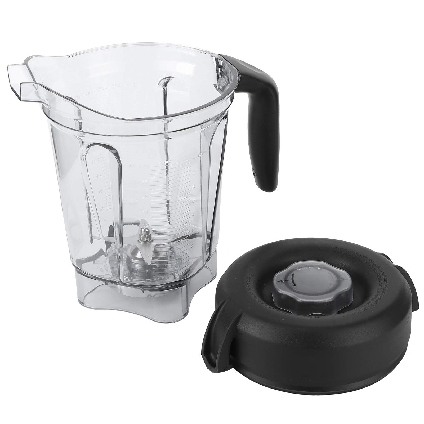 64oz Clear Blender Jar with Blade Lid - Replacement for Smoothies & Juicing