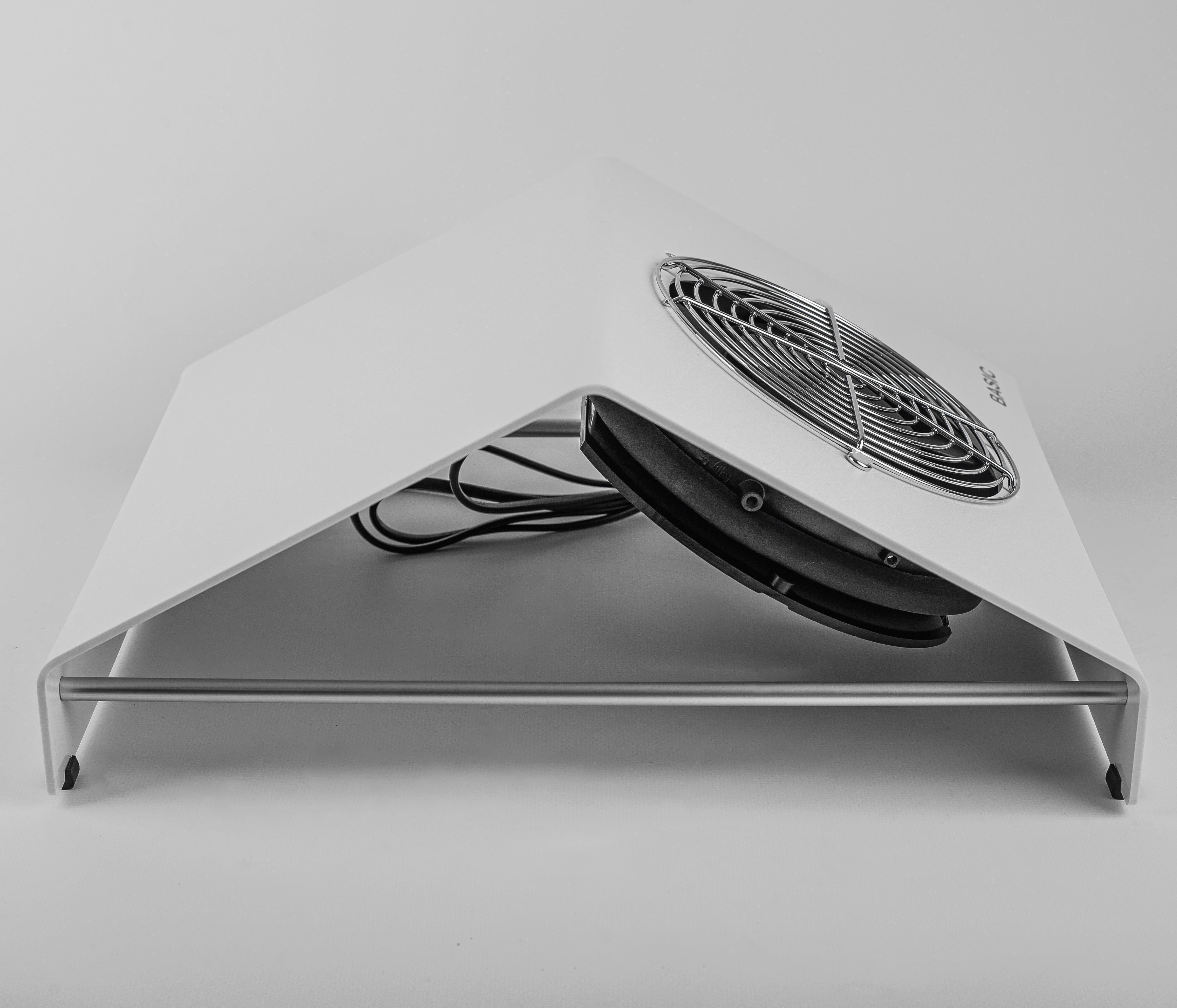 ULKA Basic White Nail Dust Collector - Professional Nail Salon Dust Extractor for Manicure & Pedicure - Perfect for Home & Salon Use