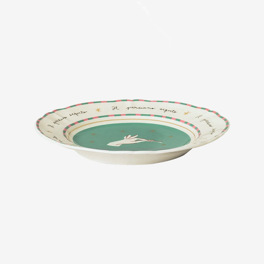 Bitossi Home Il Frutto Della Passione Handcrafted Ceramic Fruit Plate - Elegant Serving Dish for Fruits, Appetizers & Desserts | Perfect for Dining Tables, Kitchen Countertops & Entertaining Guests