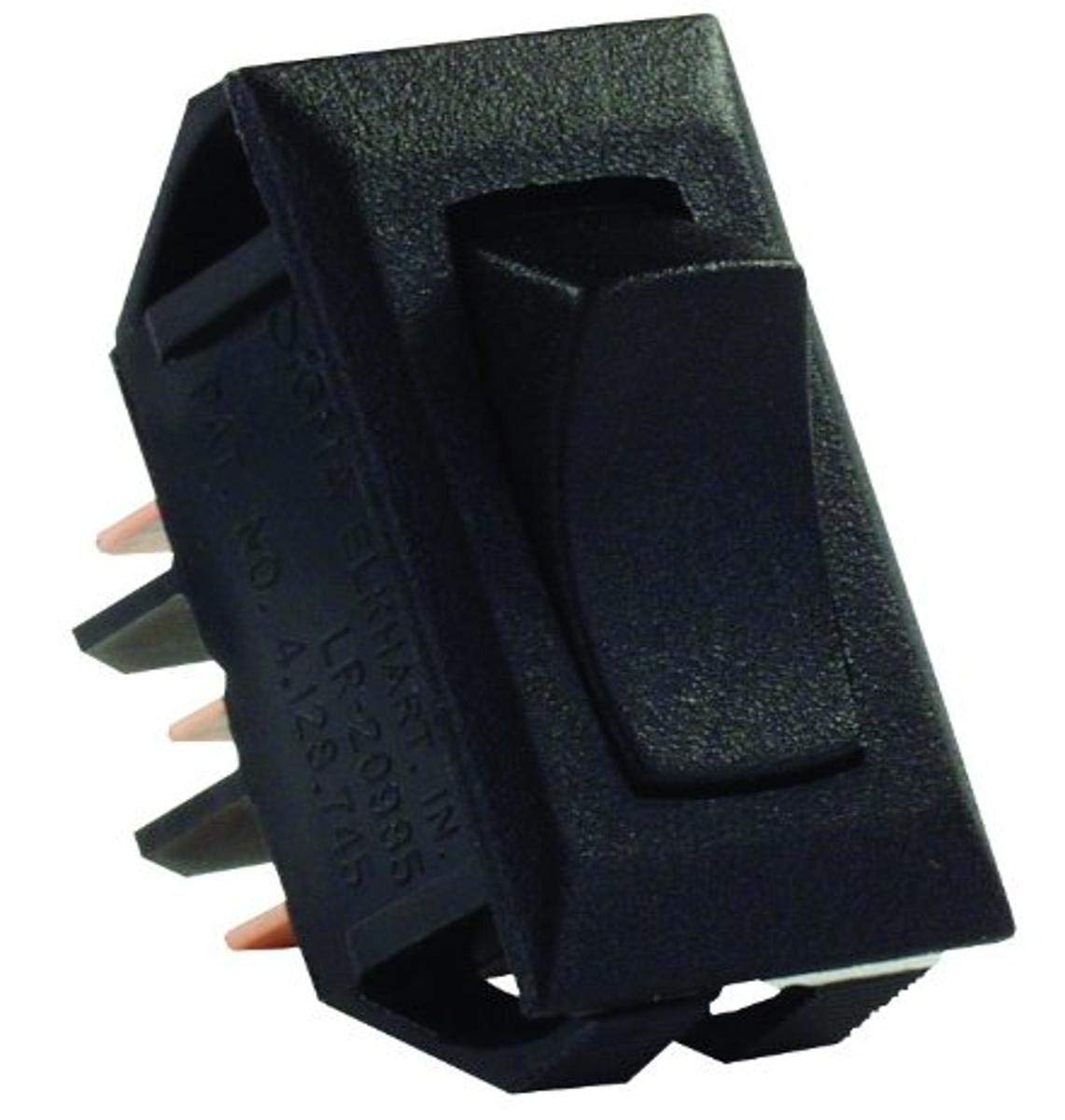 JR Products 12625 Black SPDT On/On Toggle Switch - Heavy Duty Electrical Switch for Automotive, Marine & Industrial Applications