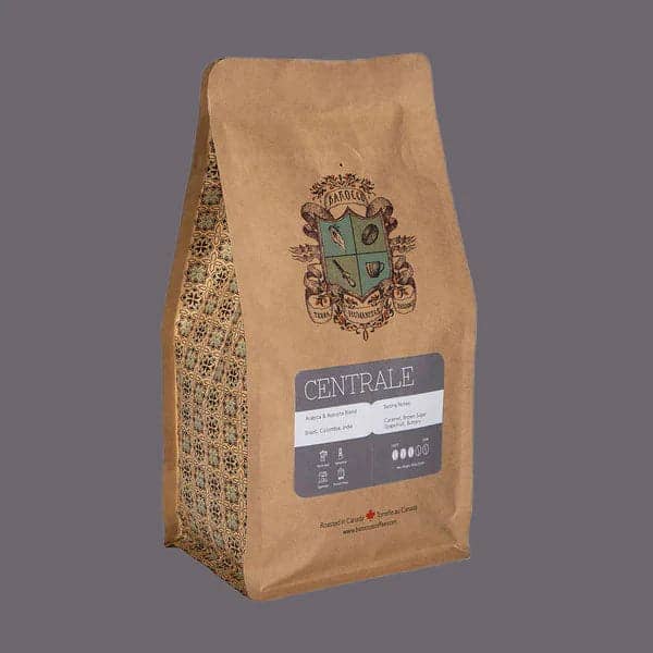 Barocco Coffee Centrale Premium Whole Bean Coffee - 1kg (2.2 lbs) | Rich & Aromatic Blend for Espresso, French Press & Drip Brewing | Perfect for Home, Office & Gifting