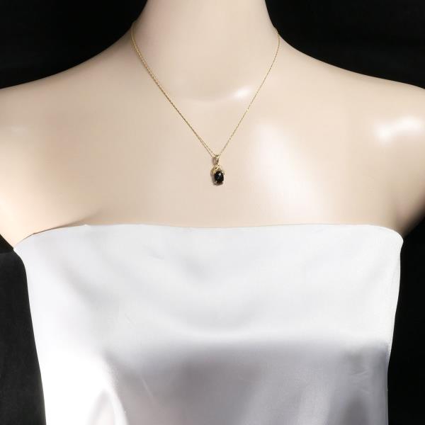 14K Yellow Gold Onyx Necklace for Women – Elegant Black Onyx Pendant Necklace, Dainty Minimalist Jewelry Gift for Her – Perfect for Parties, Weddings & Everyday Wear