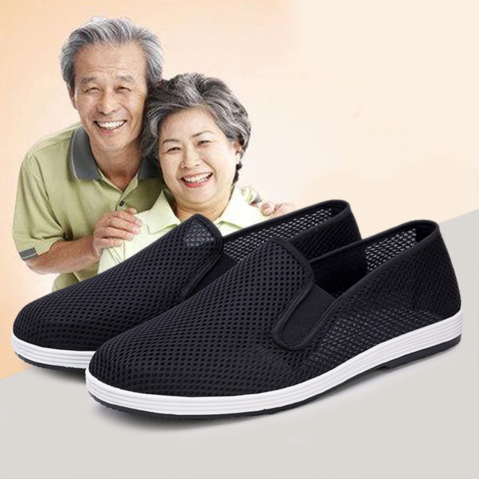 Men's Lightweight Mesh Boat Shoes - Summer Deck Slippers & Aqua Shoes for Outdoor Activities | Barefoot-Friendly Unisex Sports Shoes for Beach, Pool & Water Sports