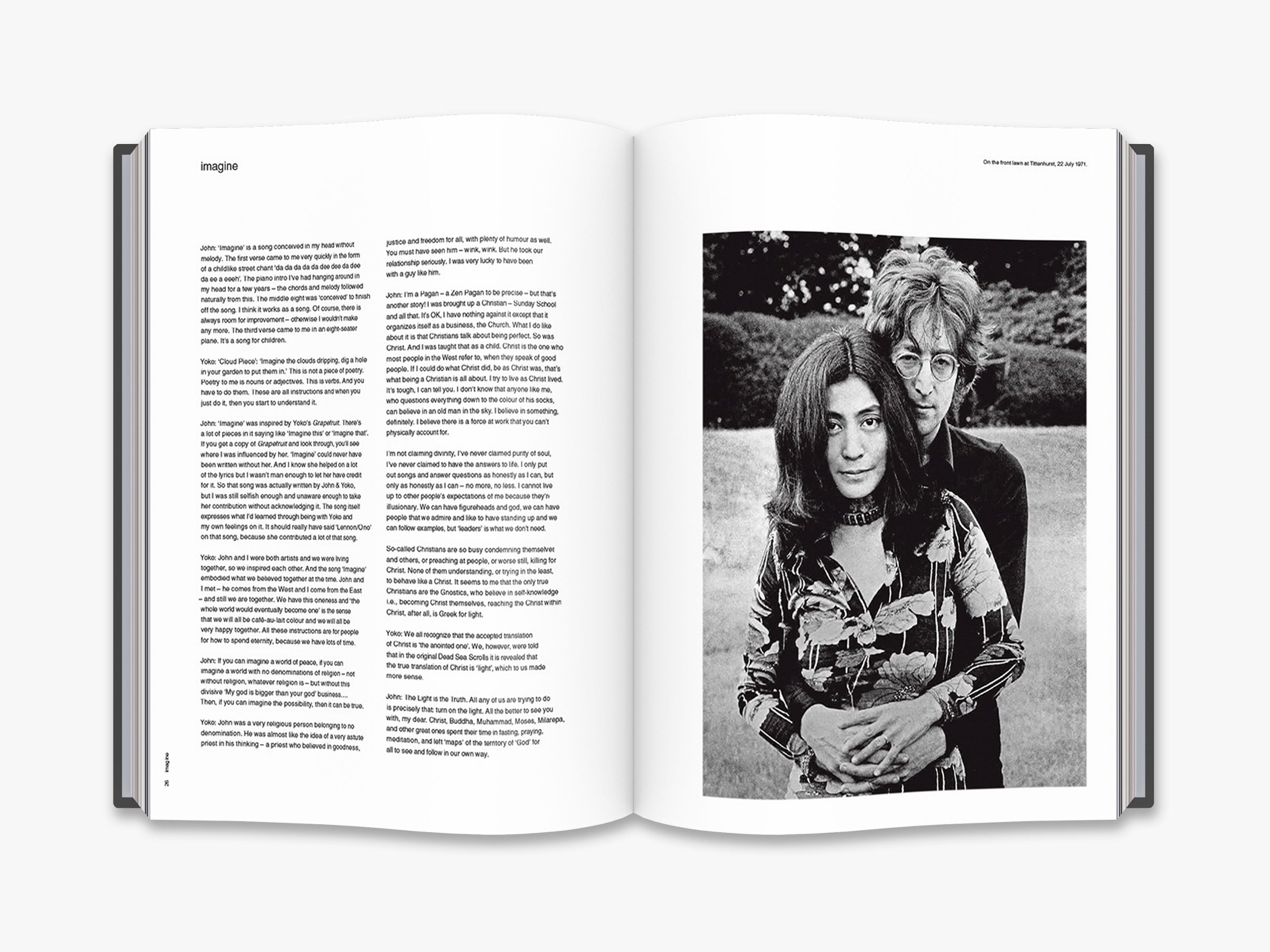 Imagine John Yoko - Limited Collector's Edition Book with Rare Photos & Memorabilia - Perfect for Beatles Fans, Music Collectors & Coffee Table Display