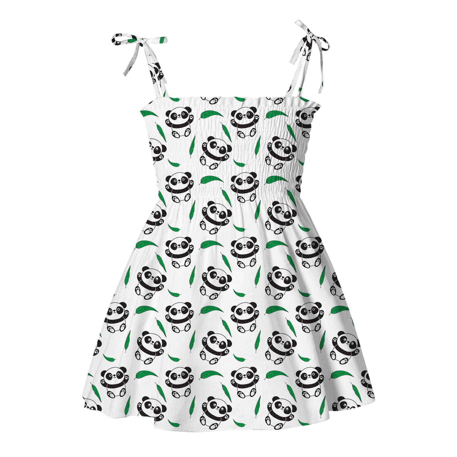 **Girls' Summer Beach Princess Dress - Sleeveless Toddler Cotton Dress for Casual & Play - Perfect for Outdoor, Vacation & Party Wear**