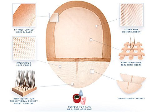 BAAL Men's Human Hair Octagon Toupee - 10x7 Brown Hair System for Thinning Hair & Bald Spots - Natural Looking Hair Patch for Daily Wear & Special Occasions