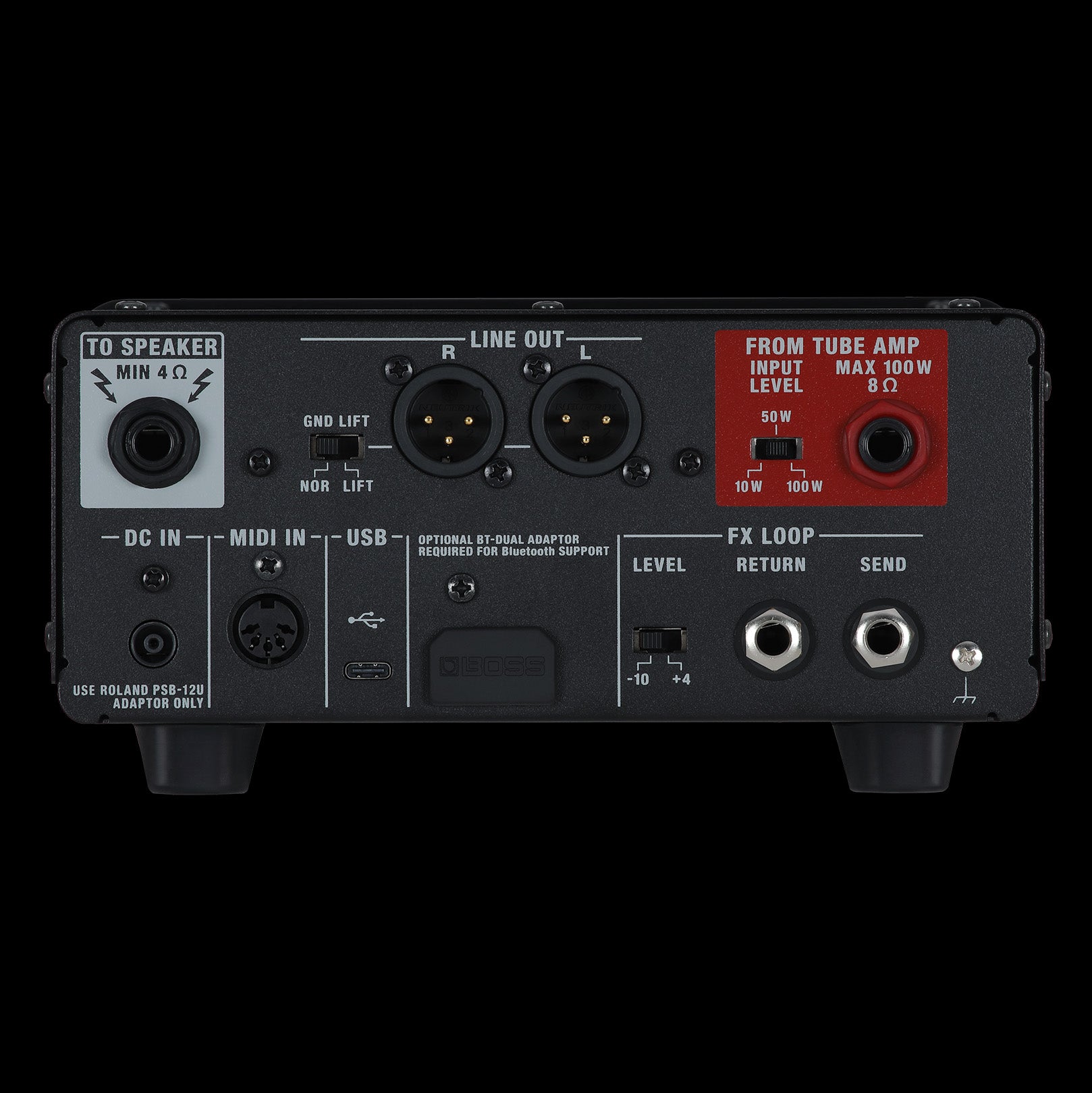 Boss Waza Tube Amp Expander Core Reactive Load Box for Guitar Amplifiers - Perfect for Home Studios & Live Performances