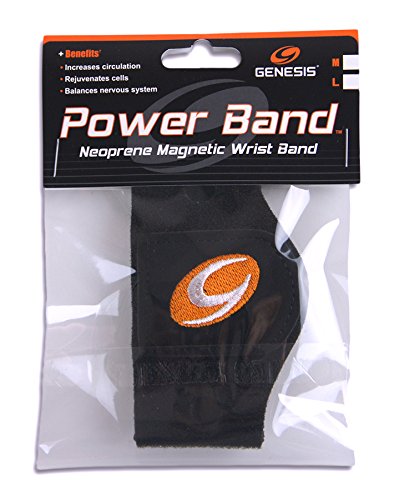 Genesis Power Band Magnetic Therapy Wristband - Large Size for Pain Relief & Improved Circulation - Ideal for Athletes, Arthritis & Carpal Tunnel Sufferers