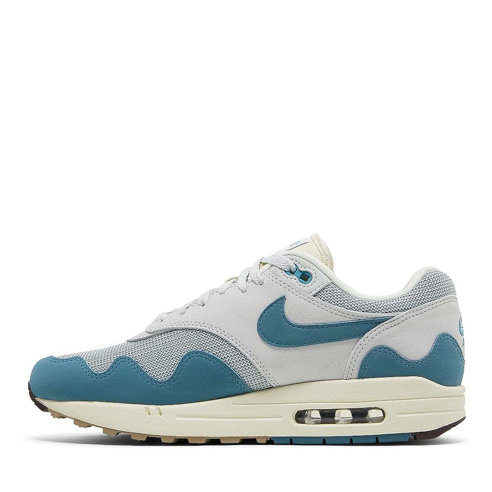Nike Air Max 1 x Patta Waves Noise Aqua Sneakers with Free Bracelet - Men's Running Shoes for Gym, Jogging & Casual Wear