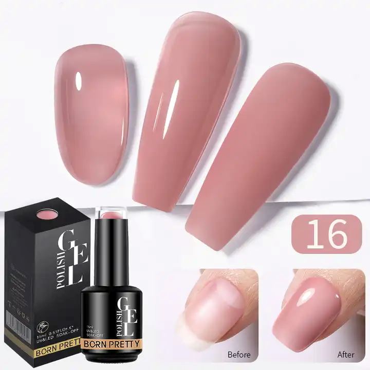Born Pretty Rubber Base Gel - Professional Nail Strengthener & Builder for Long-Lasting Manicures | Perfect for DIY Nail Art, Salon Use & At-Home Nail Care
