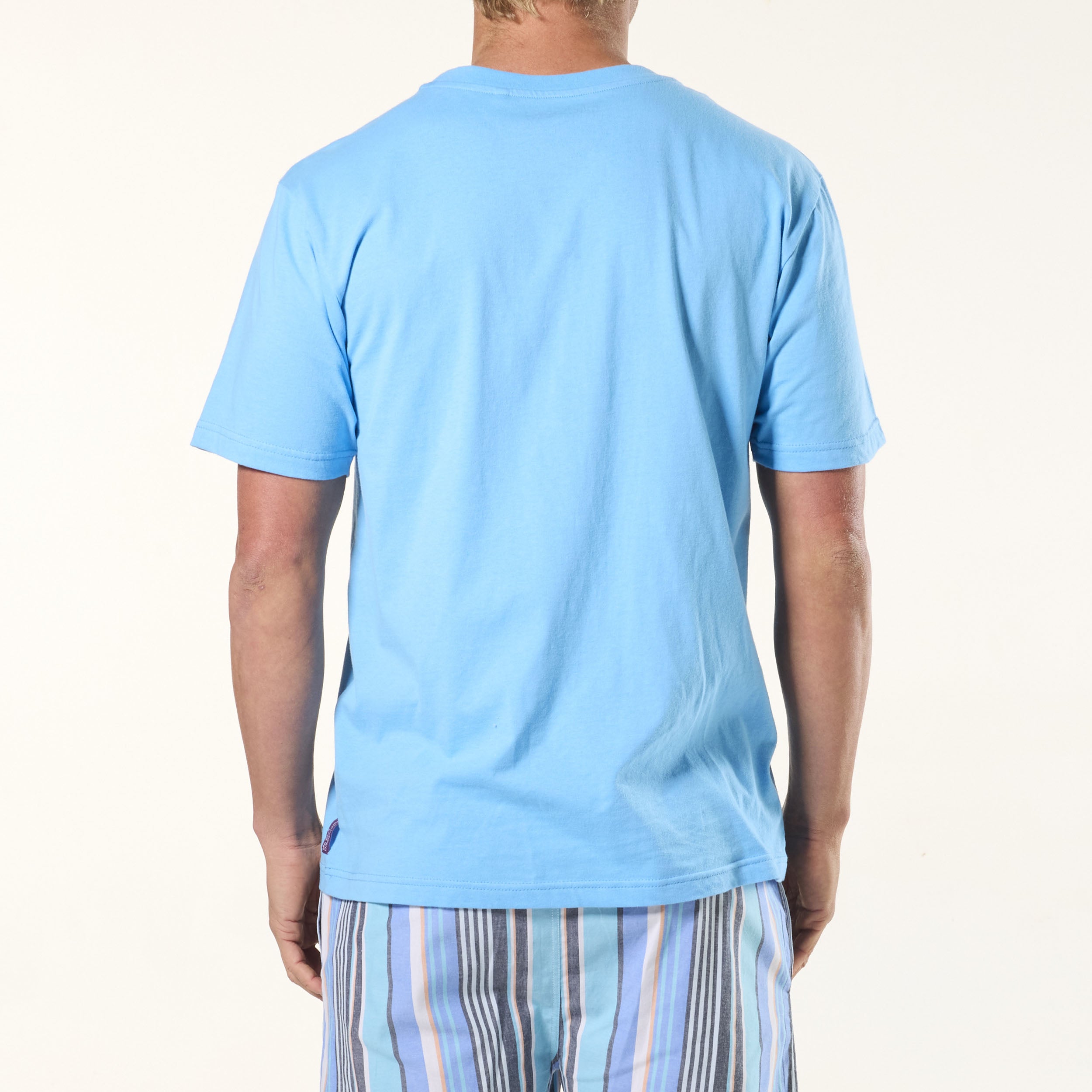 Men's Cotton Crew Neck Oversized T-Shirt 2 Pack - Blue & Navy - Casual Comfort for Everyday Wear & Street Style