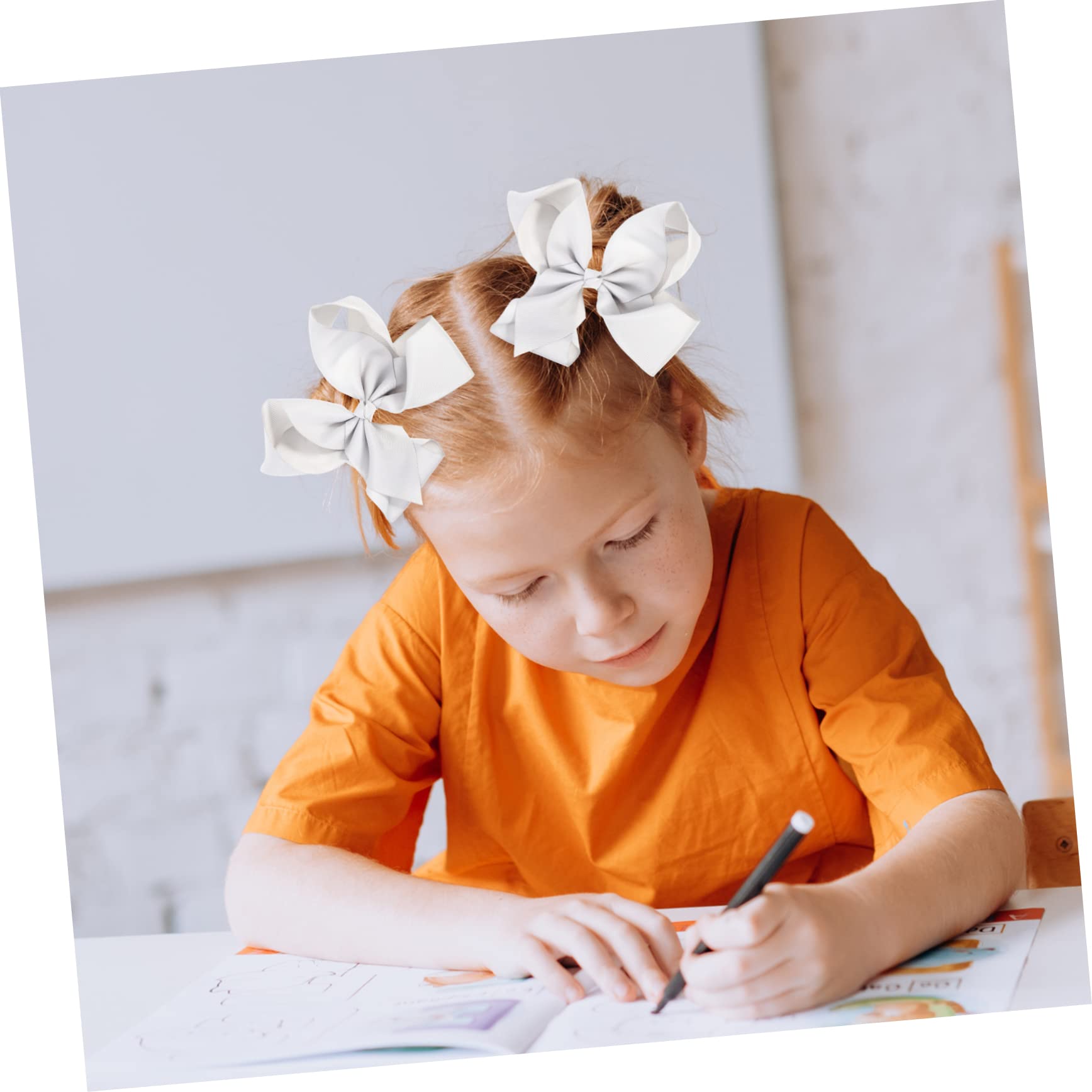 12 Pcs Christmas Hair Bows for Girls - Big Bow Hair Clips, Bobby Pins, Wedding Hair Accessories, Kids Polyester Ribbon Hair Bows - Perfect for Holidays, Parties, School & Special Occasions