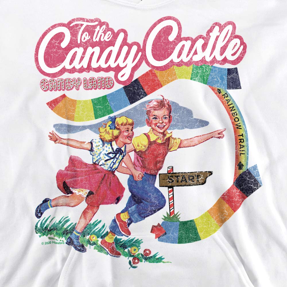 **Candy Land to The Candy Castle Unisex Youth Pullover Hoodie - Soft & Cozy Kids Sweatshirt for School, Play & Outdoor Activities**