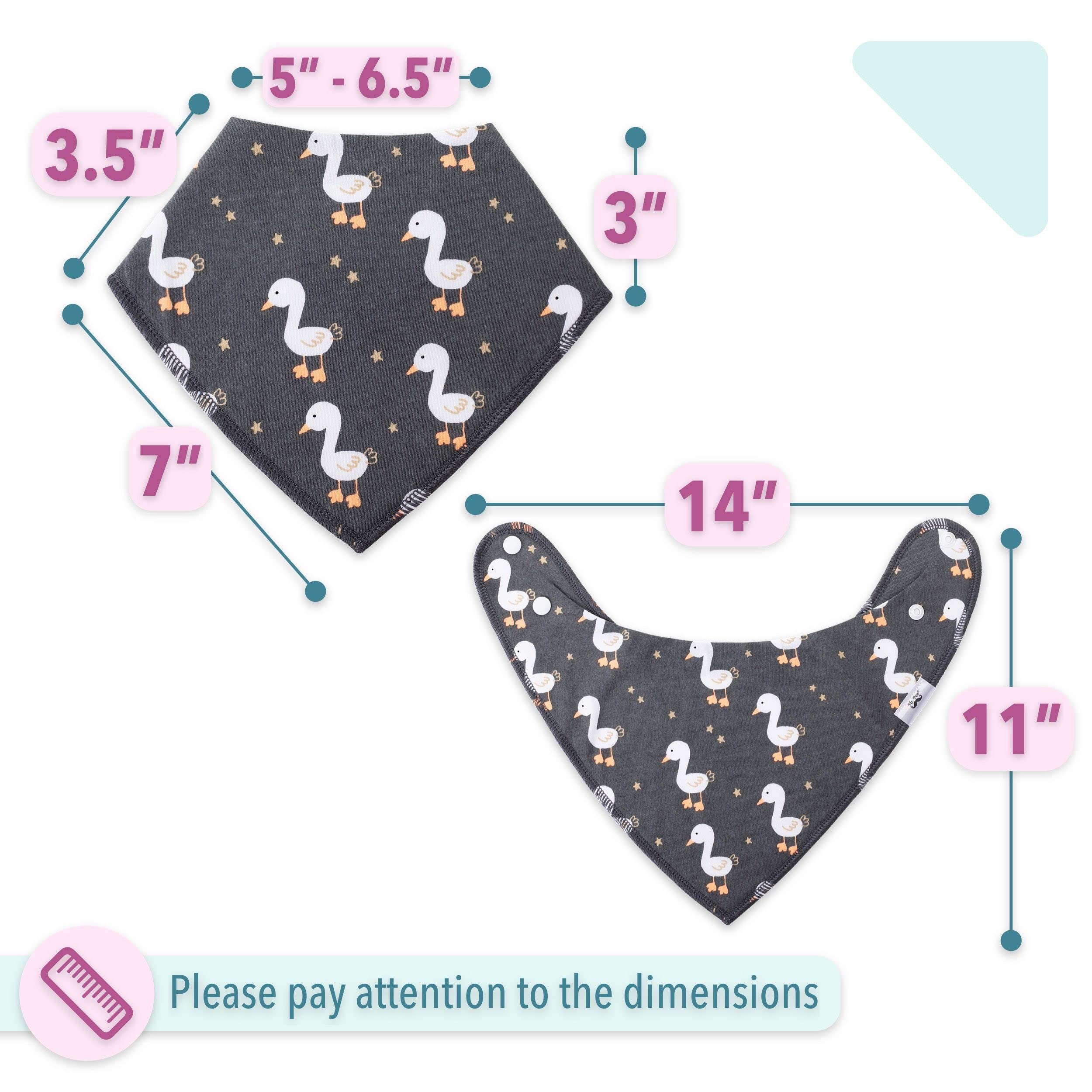 Mr. Pen 8 Pack Baby Bibs - Soft Drool & Bandana Bibs for Toddler Boys & Girls - Waterproof & Adjustable for Feeding, Teething & Everyday Use