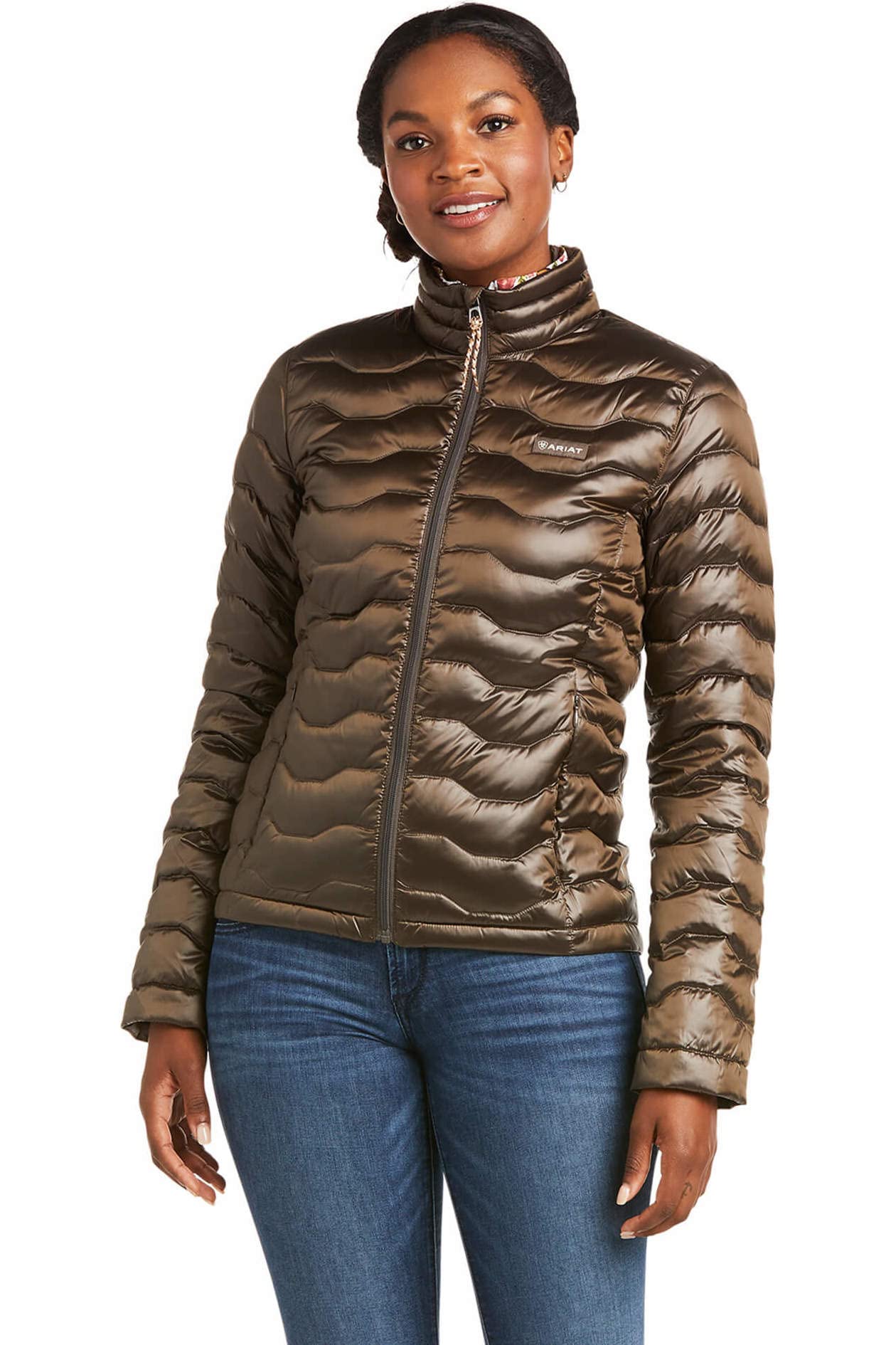 Ariat Women's Ideal 3.0 Down Jacket - Lightweight Warm Winter Coat for Outdoor Activities, Hiking & Casual Wear