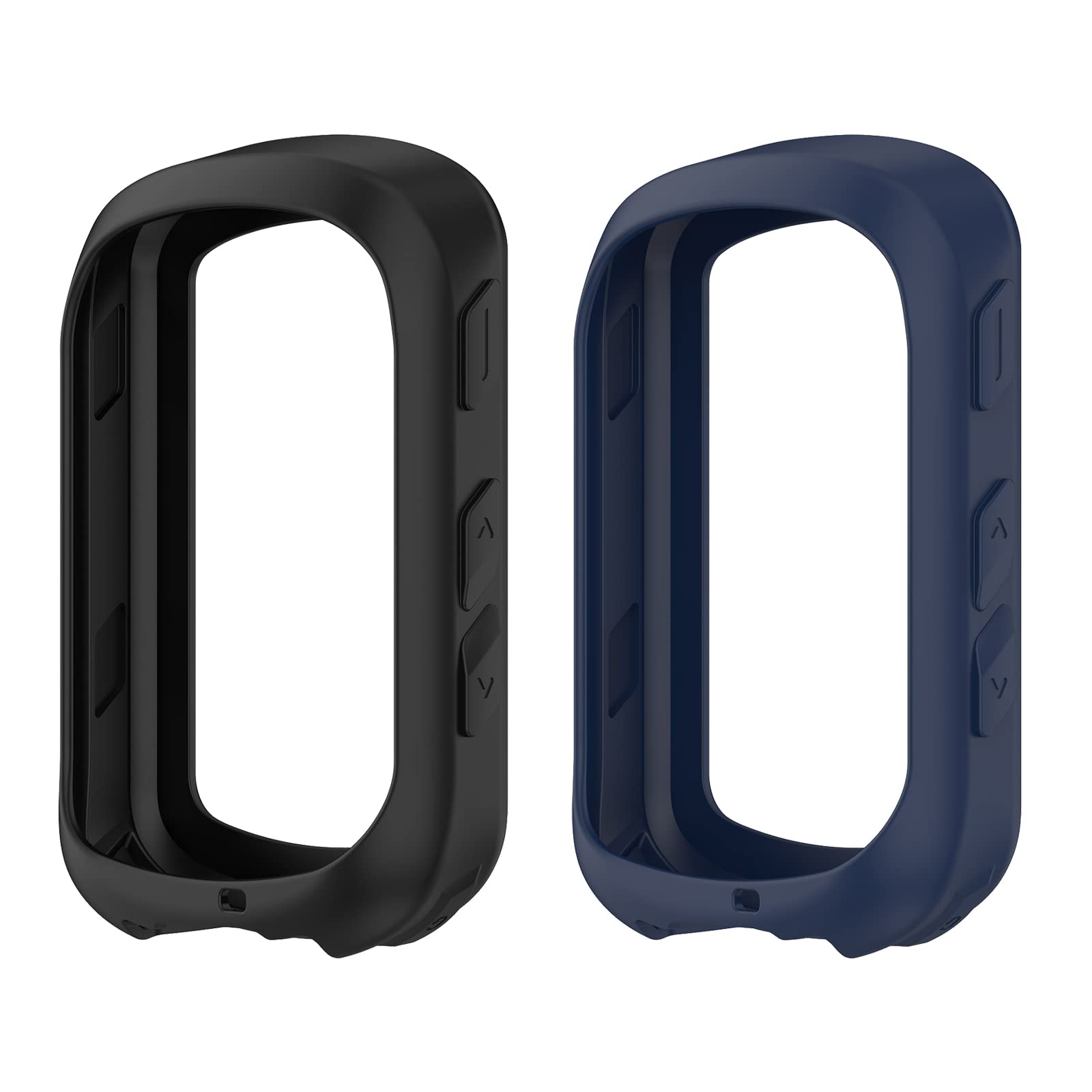 Garmin Edge 840/540 Protective Case - Shockproof Soft Cover & Bumper for Cycling Computer Accessories (Black & Blue) - Perfect for Road Biking, Mountain Cycling & Outdoor Adventures