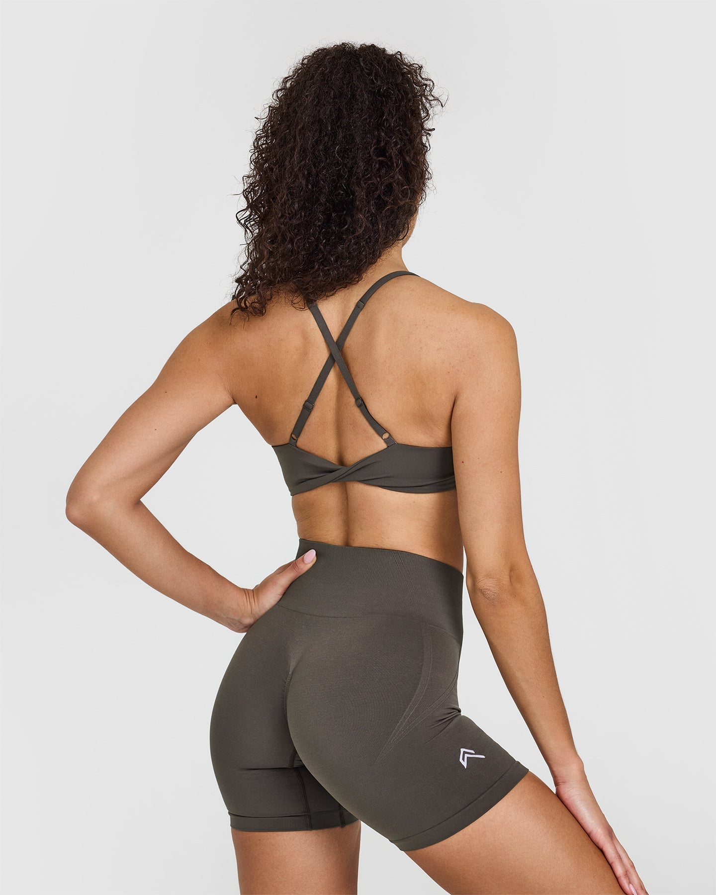 Seamless Wireless Micro Bralette - Deep Taupe | Comfortable Soft Stretchy Bra for Yoga, Lounge & Everyday Wear
