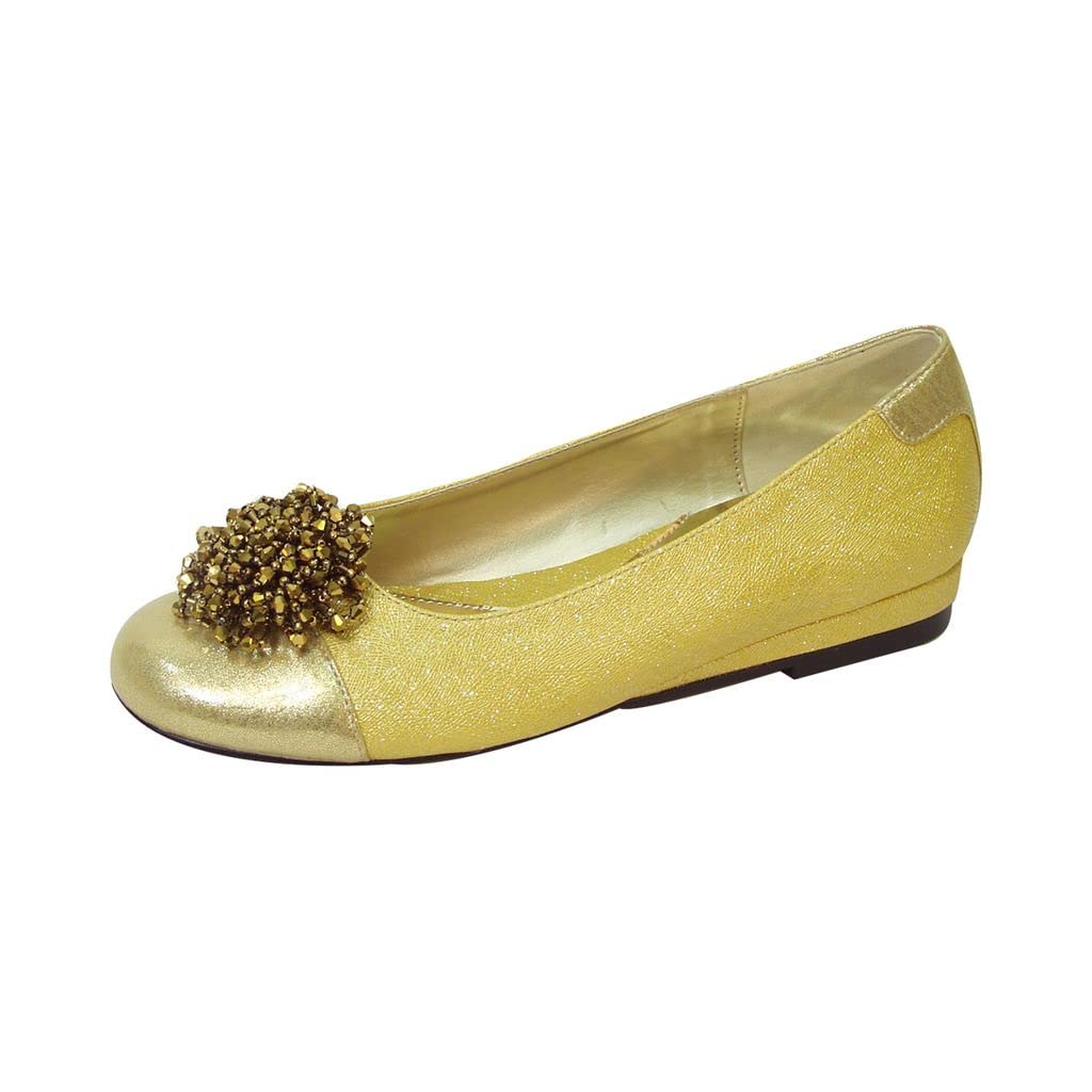 Andie Women's Wide Width Slip-On Ballet Flats - Comfortable Dress Shoes for Work, Travel & Everyday Wear
