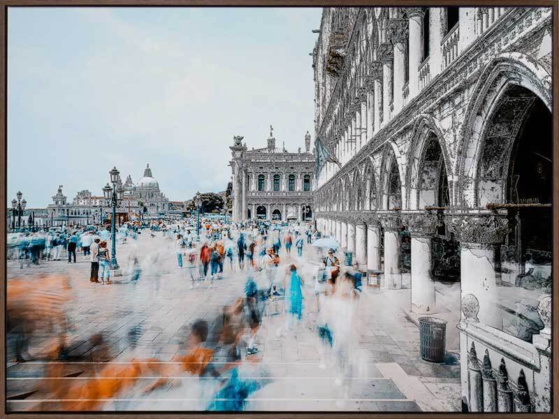 Ciao Venezia Canvas Art Print - Venice Italy Landscape Wall Decor for Living Room, Bedroom & Office