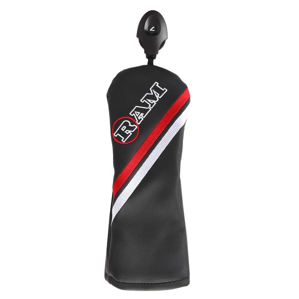 Ram FX Golf Club Headcovers for Driver, Fairway Wood, Hybrid Rescue - Premium Protection for Golf Clubs on the Course or at Home