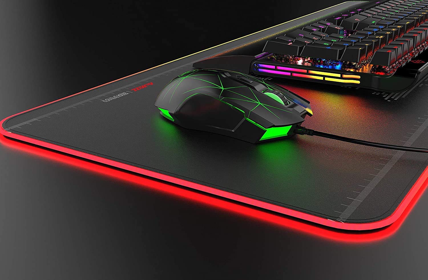 LexonElec RGB Wired Gaming Mouse - 7 Programmable Buttons, 2500 DPI Adjustable, Ergonomic USB Optical Mouse for PC Laptop (Windows/Mac/Linux Compatible) - Star Black - Best for FPS, MOBA, MMO Games & Office Work