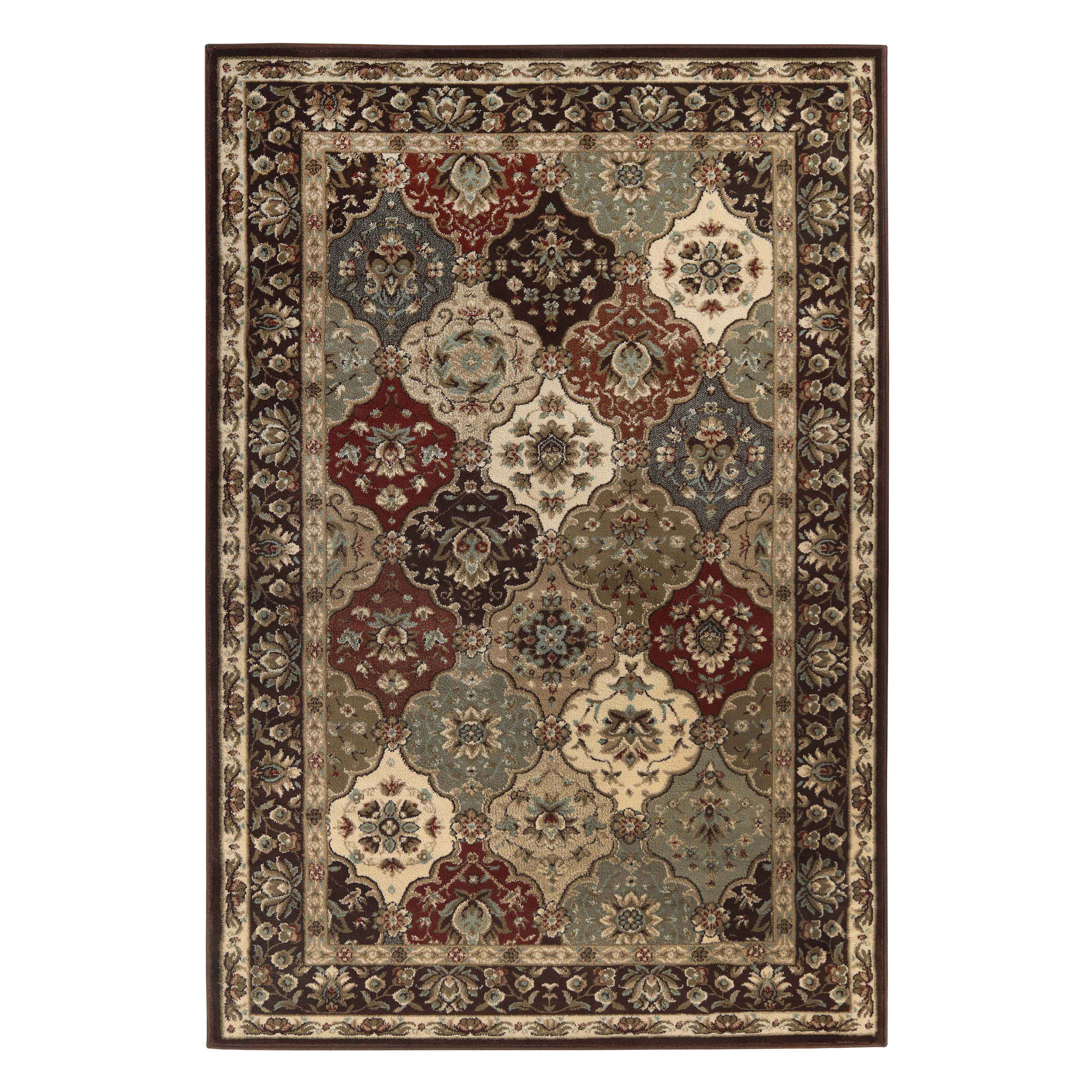 Palmyra Traditional Floral Medallion Indoor Area Rug - Non-Slip Living Room Carpet, Bedroom Runner Rug for Home Decor | Perfect for Hallway, Entryway & Cozy Spaces