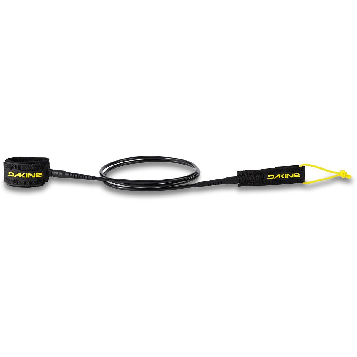 Dakine Kainui 8' X 5/16 Big Wave Surfboard Leash - Black | Heavy Duty Surf Leash for Big Wave Surfing, Paddleboarding & Water Sports