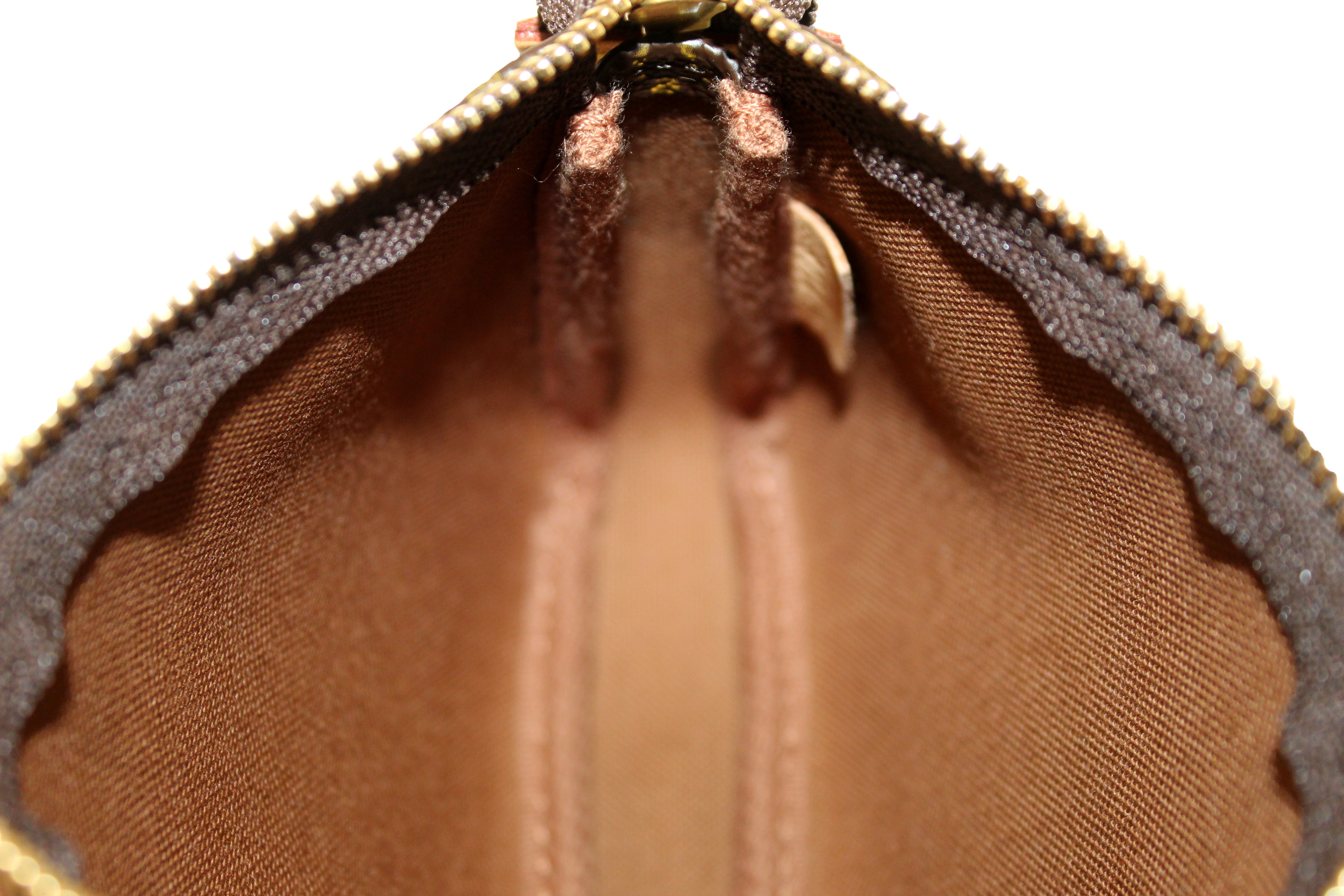 Authentic Louis Vuitton Monogram Canvas Mini Pochette Crossbody Bag - Luxury Women's Clutch Purse for Evening Parties, Date Night & Travel Accessories