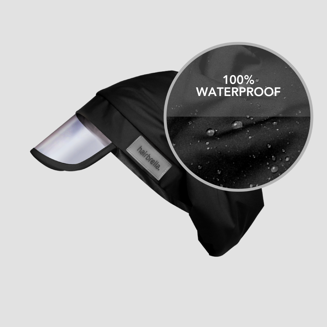 Waterproof Rain Hat with Satin Lining - Hairbrella for Women | UV Protection & Windproof Umbrella Hat | Perfect for Outdoor Activities, Commuting & Bad Weather Protection