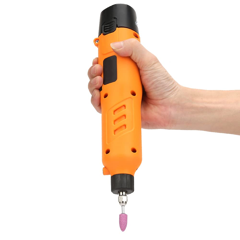 Rechargeable Cordless Rotary Tool - Electric Grinding & Polishing Machine with Lithium Battery for DIY Sanding, Drilling, Engraving, Etching | Perfect for Woodworking, Metal Crafting & Home Renovation Projects