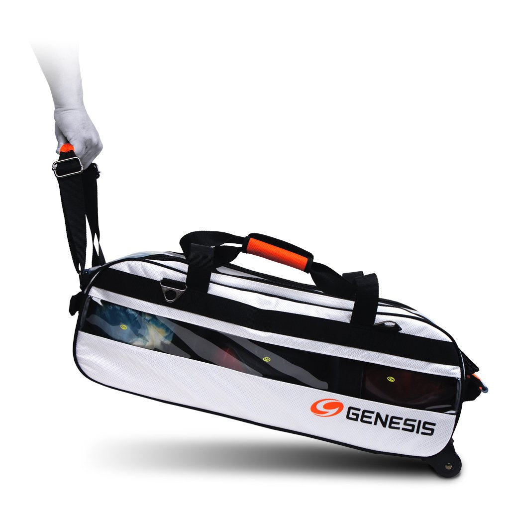 Genesis 3 Ball Bowling Tote Bag with ClearVision Technology - Perfect for League Play & Practice Sessions