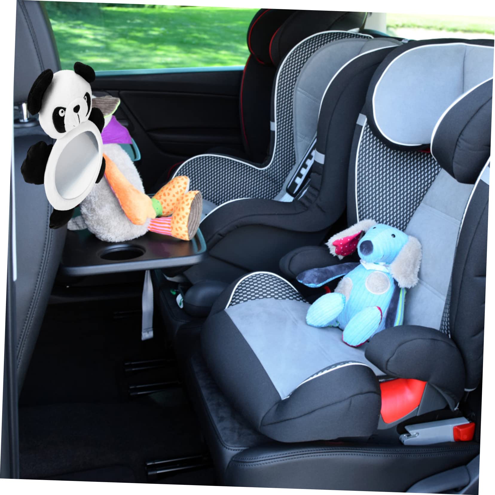 Wakauto Acrylic Car Mirror Toys for Kids - Safe Rear-Facing Car Seat Mirror for Babies & Toddlers - Perfect for Entertaining and Monitoring Your Child on Road Trips