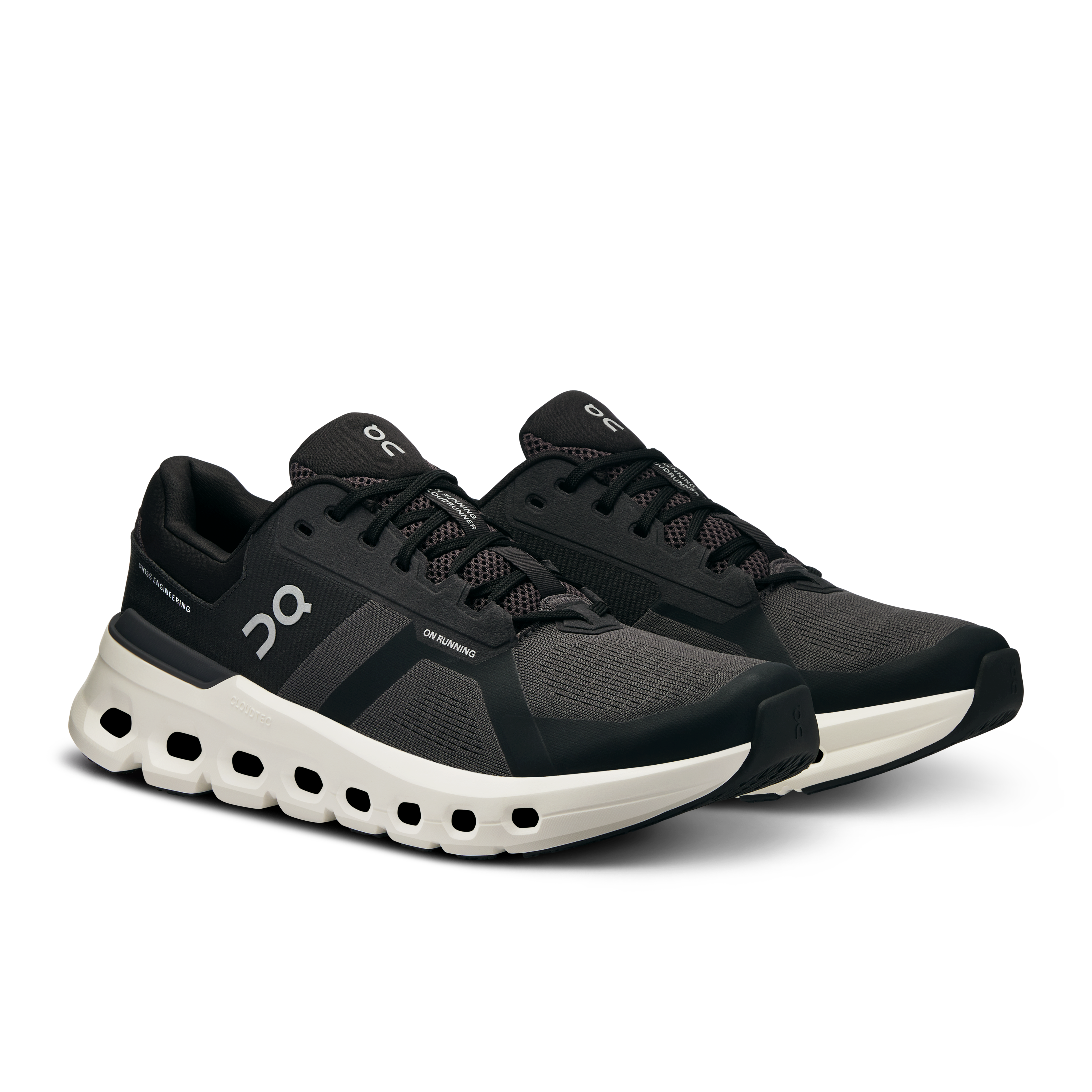 On Running Men's Cloudrunner 2 Running Shoes - Lightweight & Cushioned for Marathon Training (Eclipse/Black) | Perfect for Road Running, Jogging & Gym Workouts