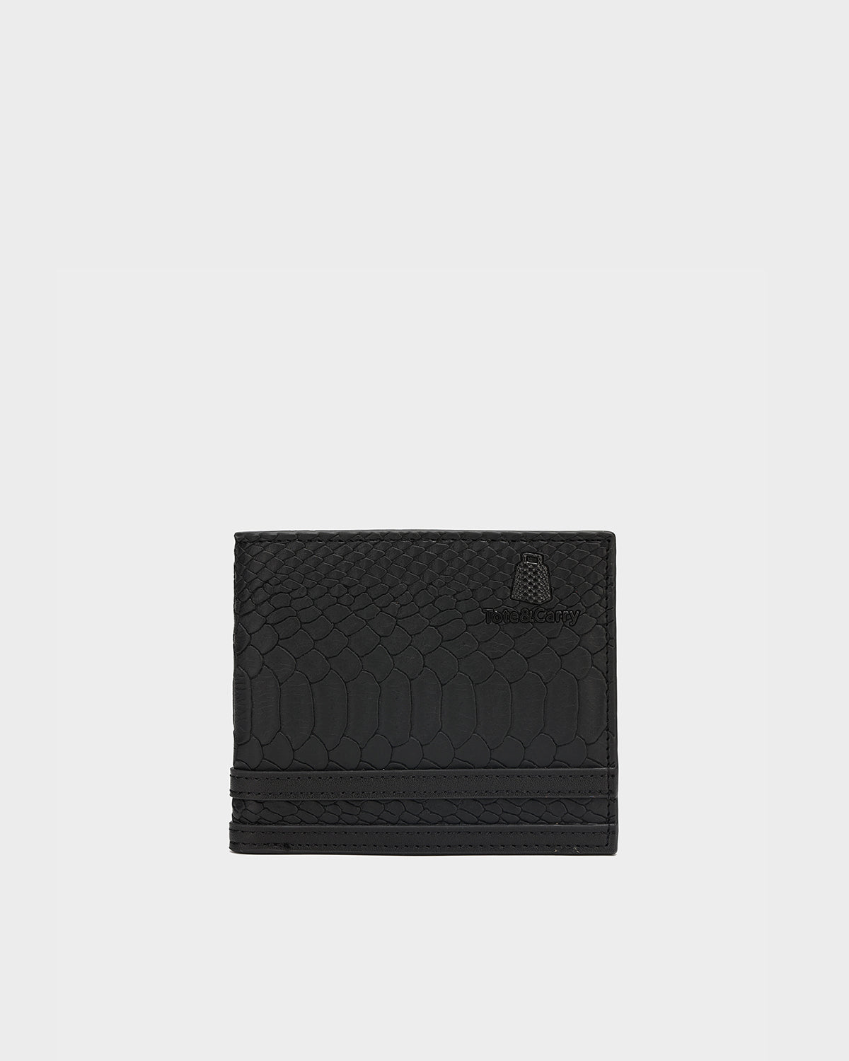 Apollo 1 Slim RFID Blocking Leather Wallet for Men - Black | Premium Bifold Credit Card Holder for Everyday Carry & Travel Essentials