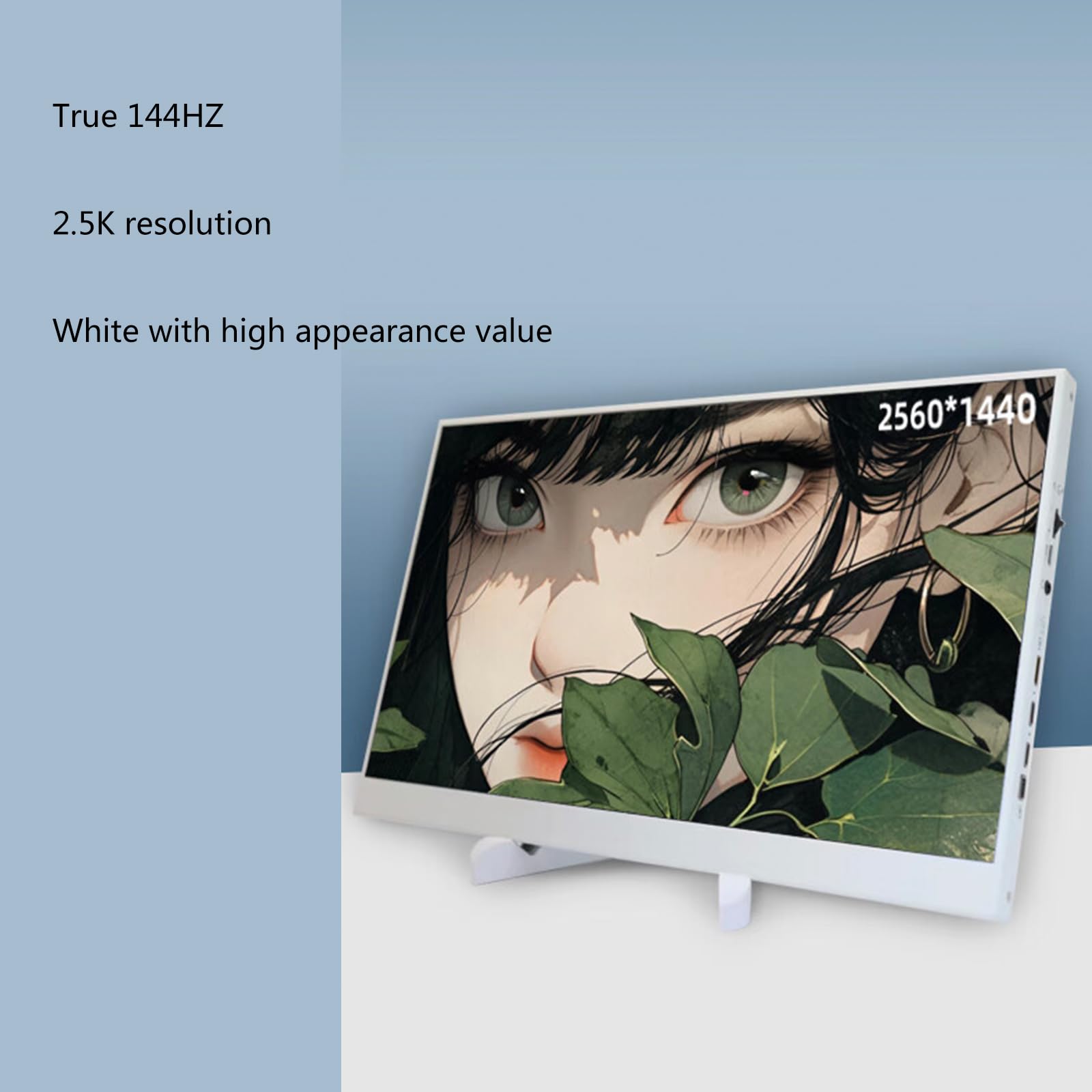 13.5 Inch Portable Monitor 144Hz, 2K 4K External Screen for Laptop, Switch & XSS Gaming, Compact Secondary Display for Work, Travel, and Home Office