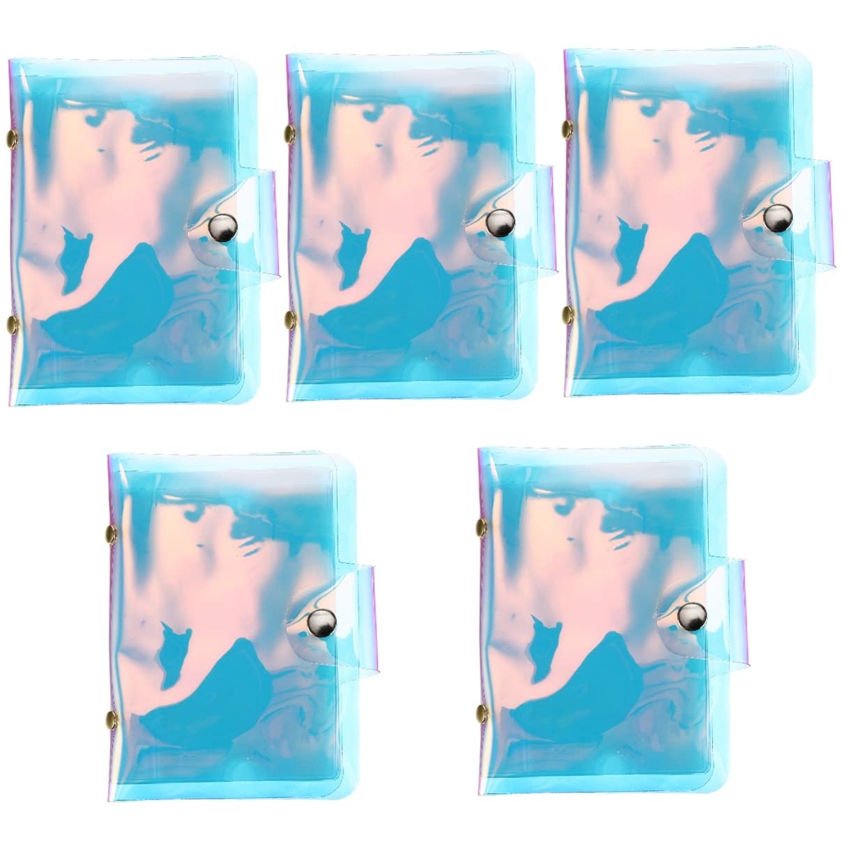 Beavorty 5pcs Nail Stamp Kit - Nail Art Stencil Plates & Holder for Professional Manicure