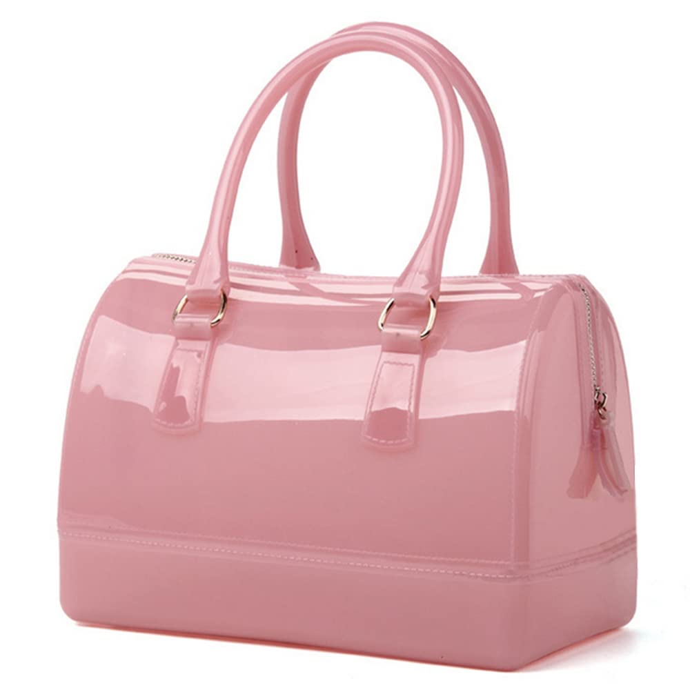 Women's Transparent Jelly Shoulder Bag - Summer Candy Color Handbag for Beach, Pool, Music Festivals & Outdoor Activities