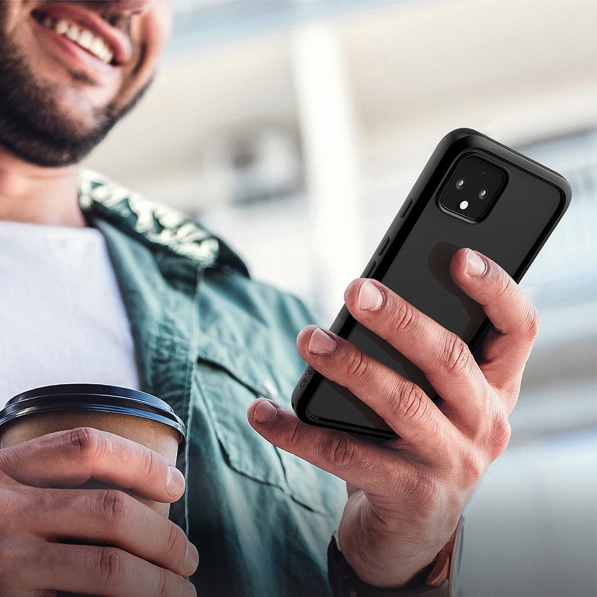 Google Pixel 4 Shockproof Case - Slim Protective Cover with Military-Grade Drop Protection - Perfect for Work, Travel & Outdoor Activities