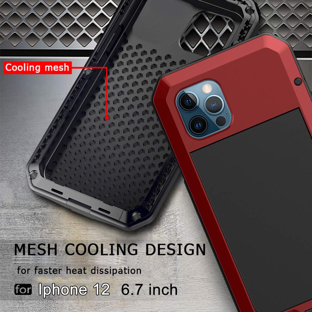 Marrkey Heavy Duty Shockproof Armor Case for iPhone 12 Pro Max (6.7