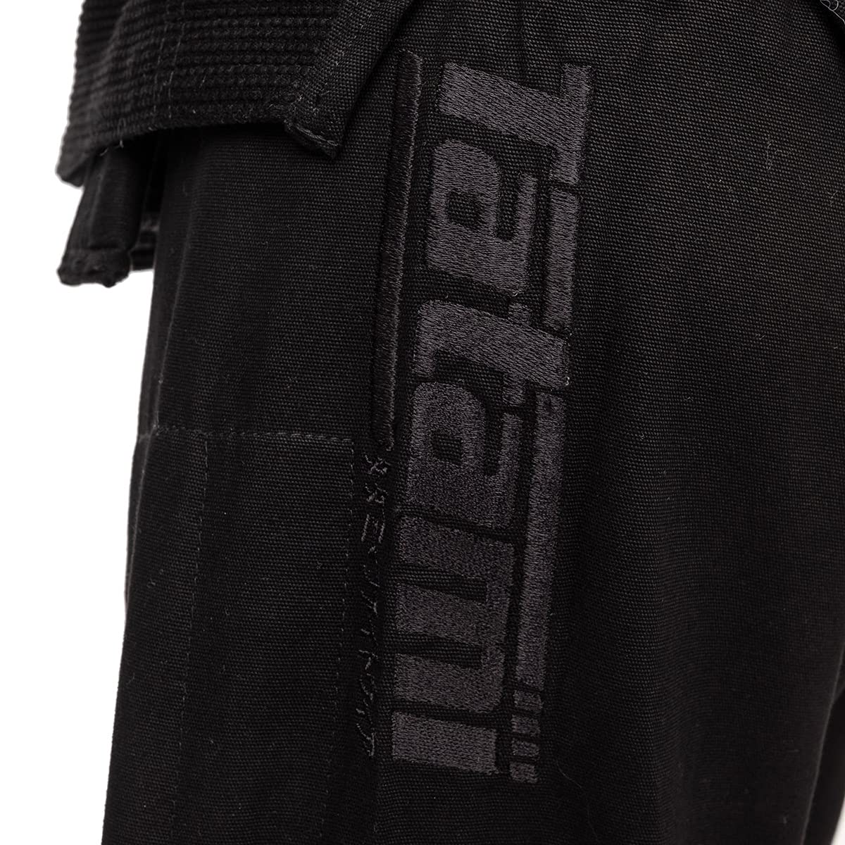 Tatami Fightwear Women's Estilo Black Label BJJ Gi - Premium Gray/Blue Brazilian Jiu-Jitsu Uniform for Training & Competition - Perfect for MMA, Grappling & Martial Arts Practice