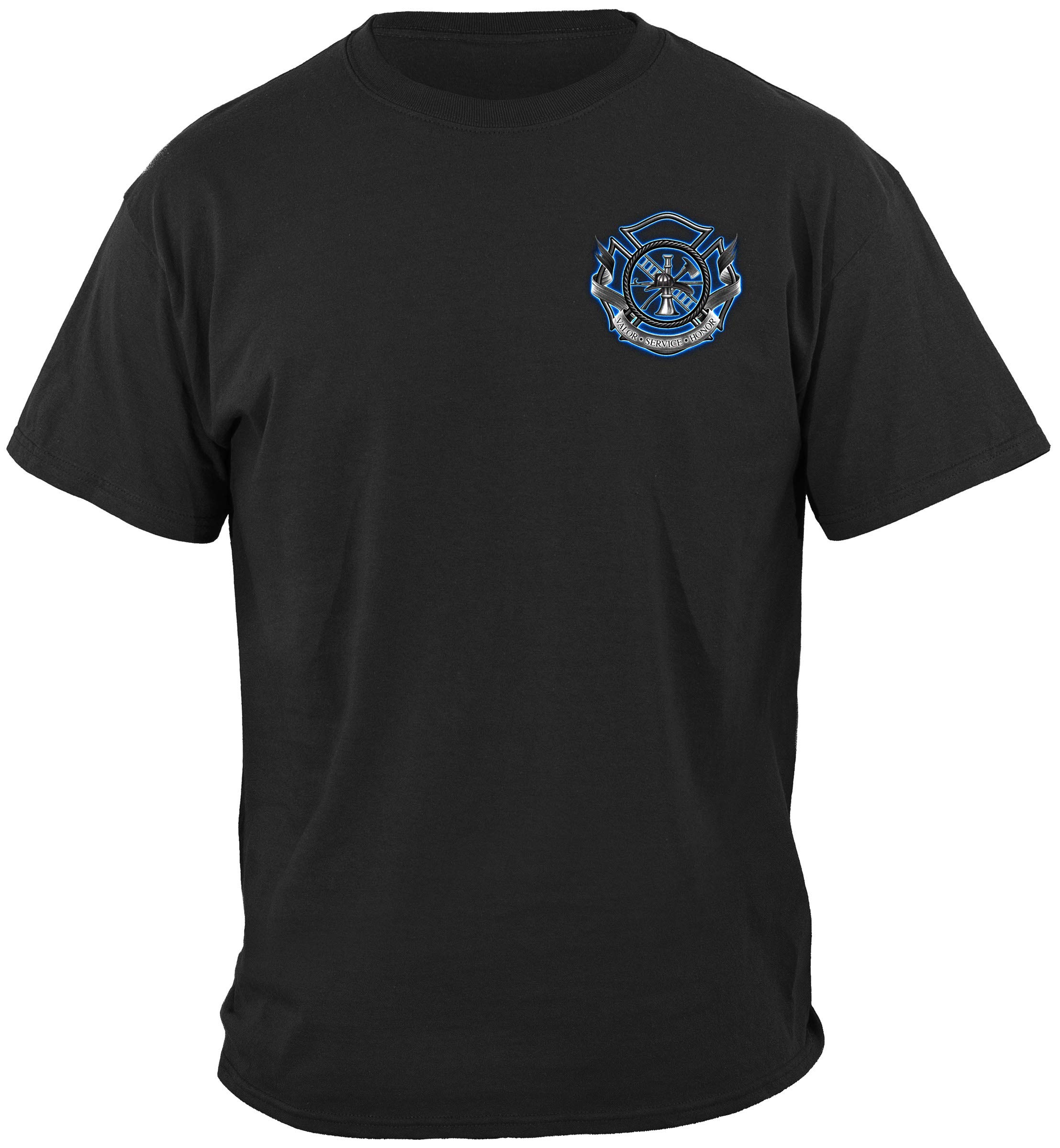 Firefighter T-Shirt for Men - Elite Breed Fire Rescue Shirt THD021 - Comfortable Workout & Casual Wear for Firefighters