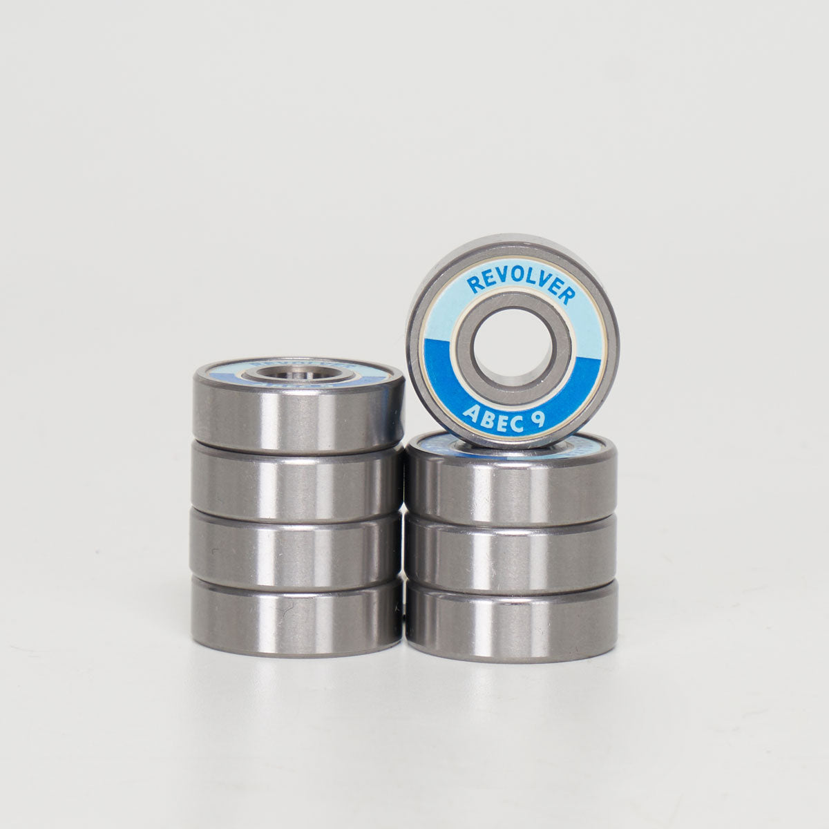 Premium Revolver ABEC-9 Skateboard Bearings - High Speed & Smooth Ride for Skateboards, Longboards, Scooters - Perfect for Street Skating, Park Riding & Commuting