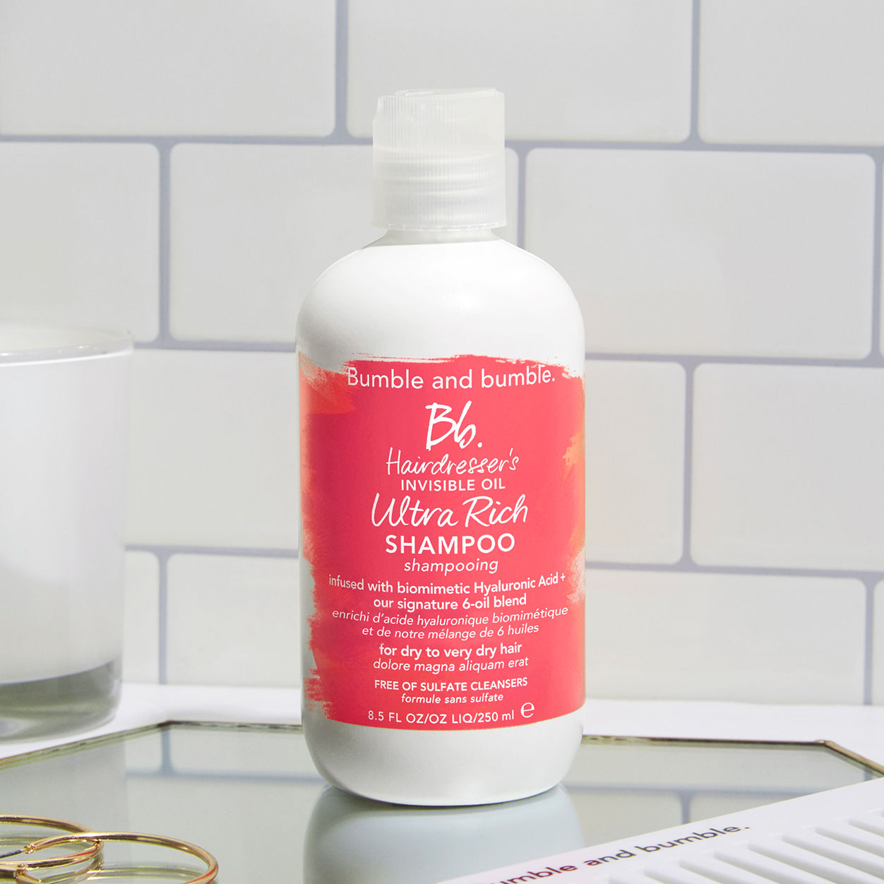 Professional Hairdresser's Invisible Oil Ultra Rich Shampoo - Deep Moisturizing & Nourishing for Dry, Damaged Hair - Salon-Quality Hair Care for Shiny, Smooth & Healthy Locks - Perfect for Daily Use & Color-Treated Hair